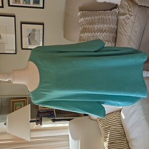 GUC Bryn Walker Aqua Linen Tunic Size XL